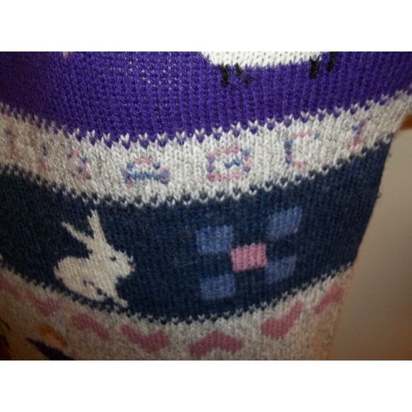 Woolrich Vintage Heather Gray Sampler Print Sweater M - Picture 8 of 12